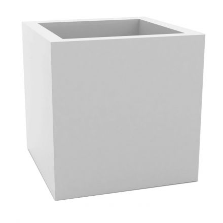 Cubo  de Vondom color lacado brillo blanco