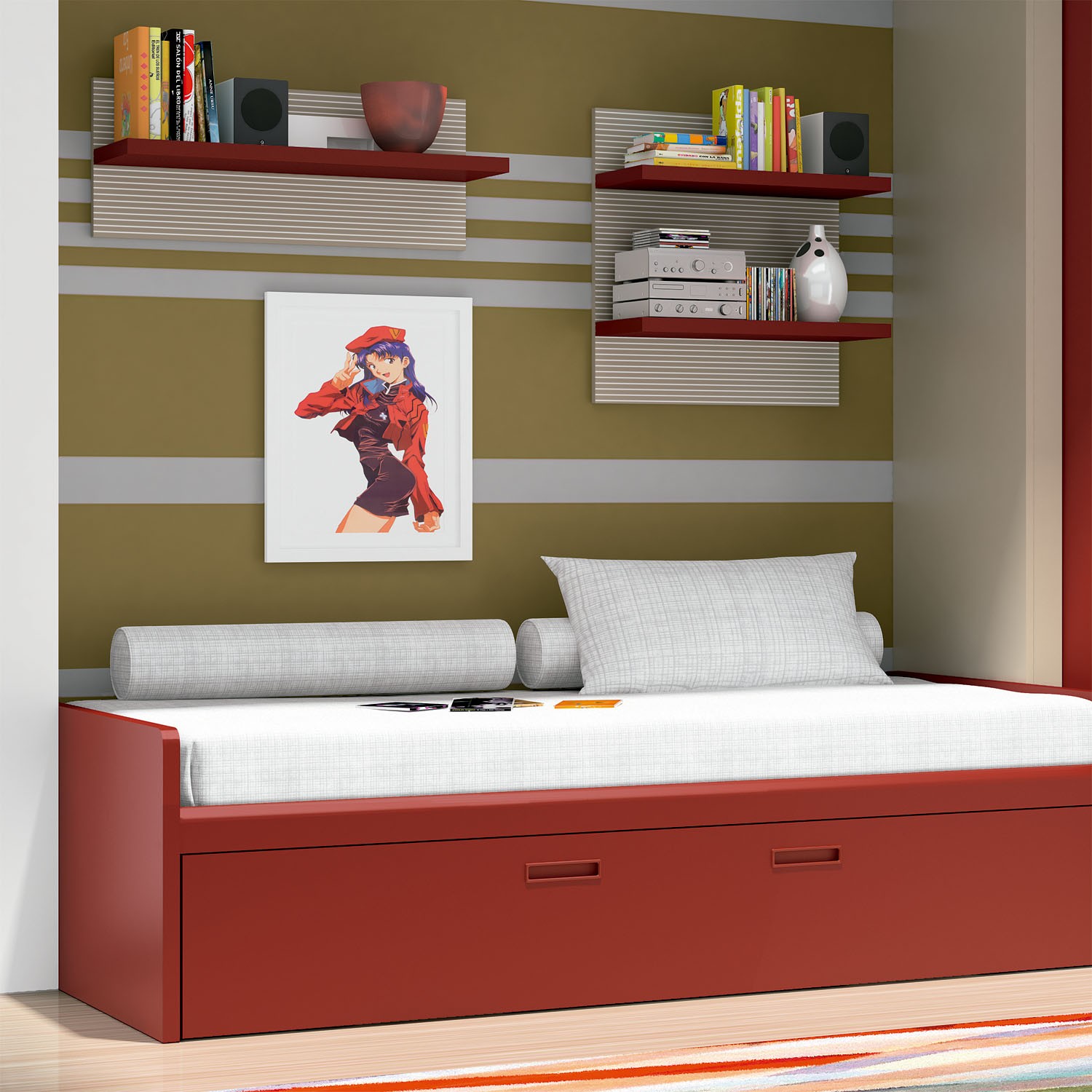 Dormitorio juvenil Cabernet - Dissery-Muebles juveniles ociohogar.com