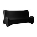 Doux Sofa  de Vondom color lacado brillo negro