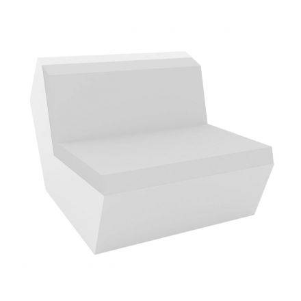 Faz Sofa Mod Central de Vondom color lacado brillo blanco
