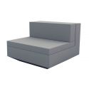 Vela Sofa Mod Central  de Vondom color basic acero