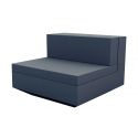 Vela Sofa Mod Central  de Vondom color basic antracita