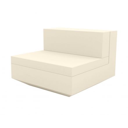 Vela Sofa Mod Central  de Vondom color basic ecru