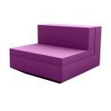 Vela Sofa Mod Central  de Vondom color basic plum