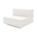 Vela Sofa Mod Central  de Vondom color lacado brillo blanco