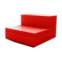 Vela Sofa Mod Central  de Vondom color lacado brillo rojo