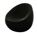Stone Butaca  de Vondom color lacado brillo negro