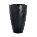 Vases Macetero  de Vondom color lacado brillo negro