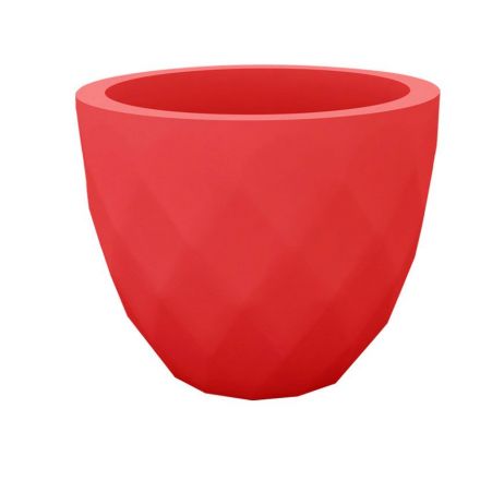 Vases Nano Macetero  de Vondom color basic rojo