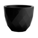 Vases Nano Macetero  de Vondom color lacado brillo negro