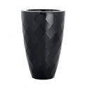 Vases Nano Macetero  de Vondom color lacado brillo negro