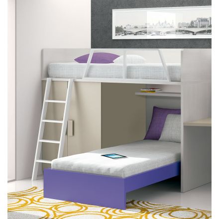 Dormitorio juvenil Violet de Dissery. Detalle