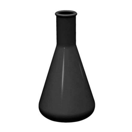 Chemistubes Erlenmeyer  de Vondom color lacado brillo negro