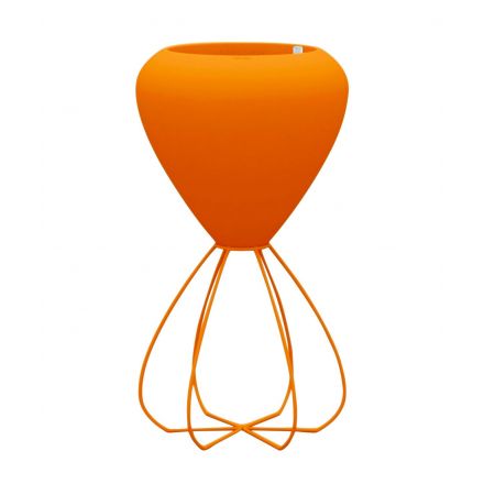 Spaghetti Macetero  de Vondom color basic naranja