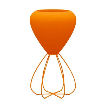 Spaghetti Macetero  de Vondom color basic naranja