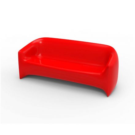 Blow Sofa  de Vondom color lacado brillo rojo