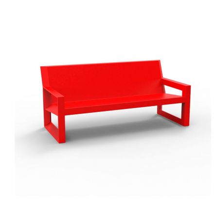 Frame Sofa  de Vondom color basic rojo