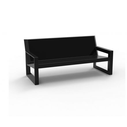Frame Sofa  de Vondom color lacado brillo negro