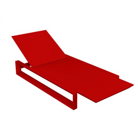 Frame Tumbona  de Vondom color basic rojo