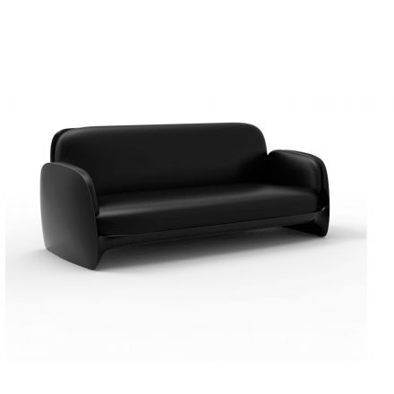 Pezzettina Sofa  de Vondom color lacado brillo negro