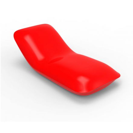 Pillow Tumbona  de Vondom color lacado brillo rojo