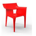 La Pedrera Silla  de Vondom color basic rojo