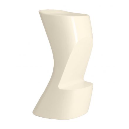 Taburete Moma High de Vondom color lacado brillo ecru