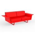 Delta Sofa 2 Plazas de Vondom color basic rojo