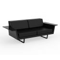 Delta Sofa 2 Plazas de Vondom color lacado brillo negro