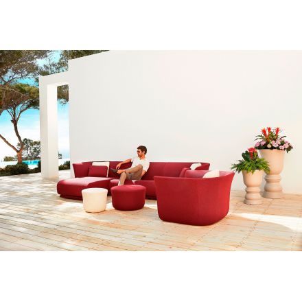 SUAVE Sofá modulo Chaiselongue derecho, elegante y cómodo, adecuado para espacios abiertos de Vondom