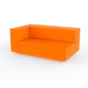 Vela Sofa Mod Derecho Xl  de Vondom color basic naranja
