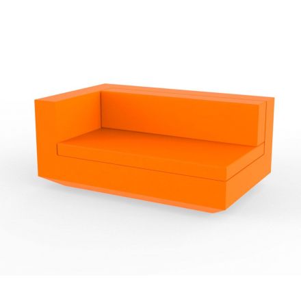 Vela Sofa Mod Derecho Xl  de Vondom color basic naranja
