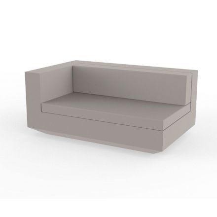 Vela Sofa Mod Derecho Xl  de Vondom color basic taupé