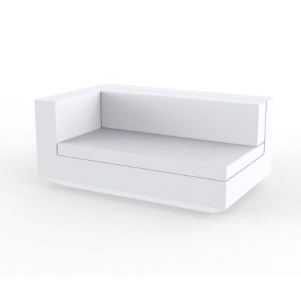Vela Sofa Mod Derecho Xl  de Vondom color lacado brillo blanco