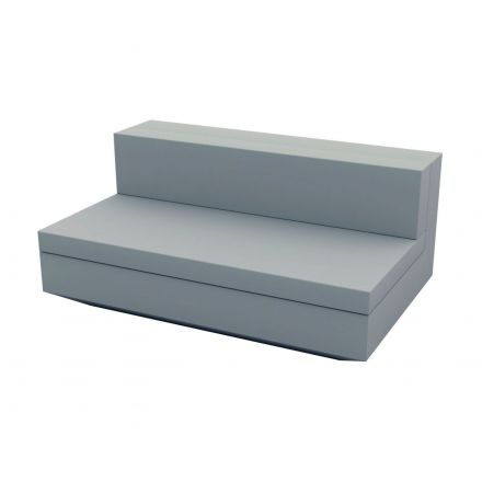 Vela Sofa Mod Central Xl  de Vondom color basic acero