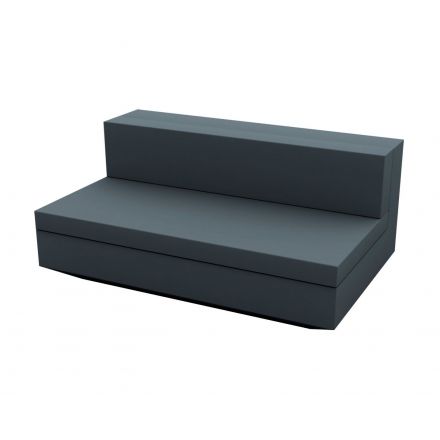 Vela Sofa Mod Central Xl  de Vondom color basic antracita