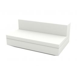 Vela Sofa Mod Central Xl  de Vondom color basic blanco