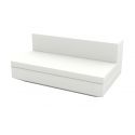 Vela Sofa Mod Central Xl  de Vondom color basic blanco