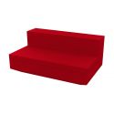 Vela Sofa Mod Central Xl  de Vondom color basic rojo