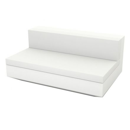 Vela Sofa Mod Central Xl  de Vondom color lacado brillo blanco