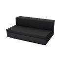 Vela Sofa Mod Central Xl  de Vondom color lacado brillo negro