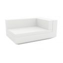 Vela Sofa Mod Derecho Chaise Longue  de Vondom color lacado brillo blanco