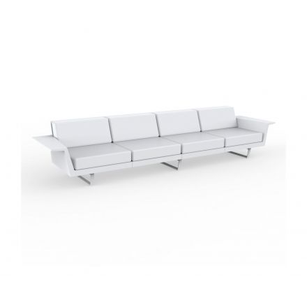Delta Sofa 4 Plazas de Vondom color basic blanco
