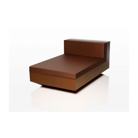 Vela, sofá modulo central Chaiselongue, bello, elegante y cómodo