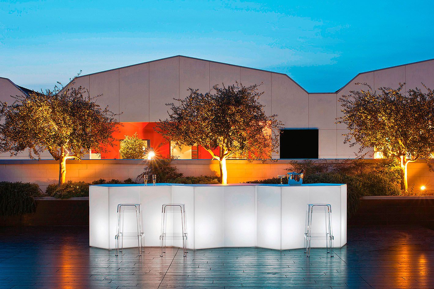 Iceberg de Pedrali - Barras de bar con luz - OcioHogar.com