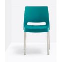 Silla Joi 870 de Pedrali Barnizado Verde VE