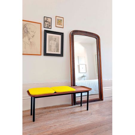 Banco Tani de Schönbuch nogal Citrus Yellow en ambiente