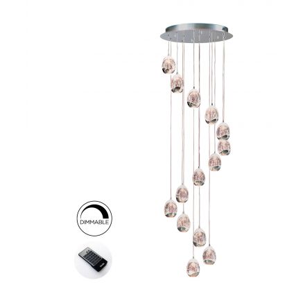 Lámpara Diámetro 50 Rocio 14 Led Cromo de Schuller