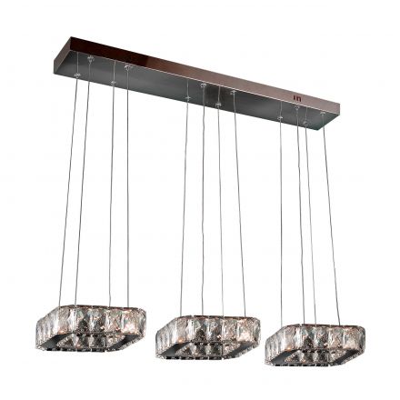 Lámpara Led Diva 3 Cuadrados de Schuller