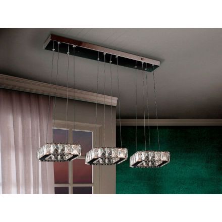 Lámpara Led Diva 3 Cuadrados de Schuller